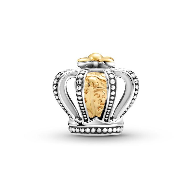 Pandora Двухцветный шарм-корона 799340C00