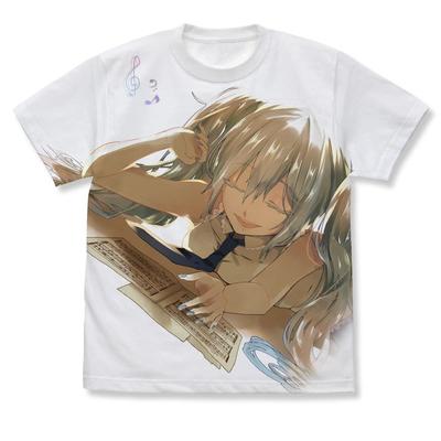 Cospa Hatsune Miku Hatsune Miku Полная графика Hanakazu БЕЛАЯ футболка размера L Ver.
