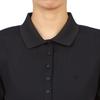 Galleria G Fore Golfwear Женская футболка с коротким рукавом и воротником G4lS23k135 Onyx