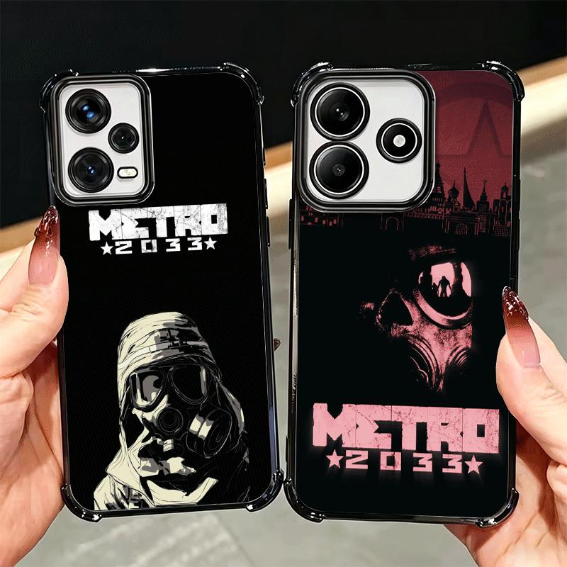 Мягкий чехол для телефона Metro 2033 для Xiaomi Redmi Note 14 15 Pro Plus 13 12 11S 11T 5G 10 9S 9 Покрытие Защита от падения Fundas