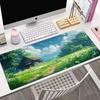 Anime Scenery Large Mouse Pad Desk Mat With Stitched Edge Nonslip Durable Gaming Mats Pc Accessories Keyboard Desk Pad Mauspad