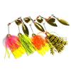 1pc Spinnerbaits with Skirt Lead Head Jigs Lures for Perch Bionic Wobbler Fishing Tackle