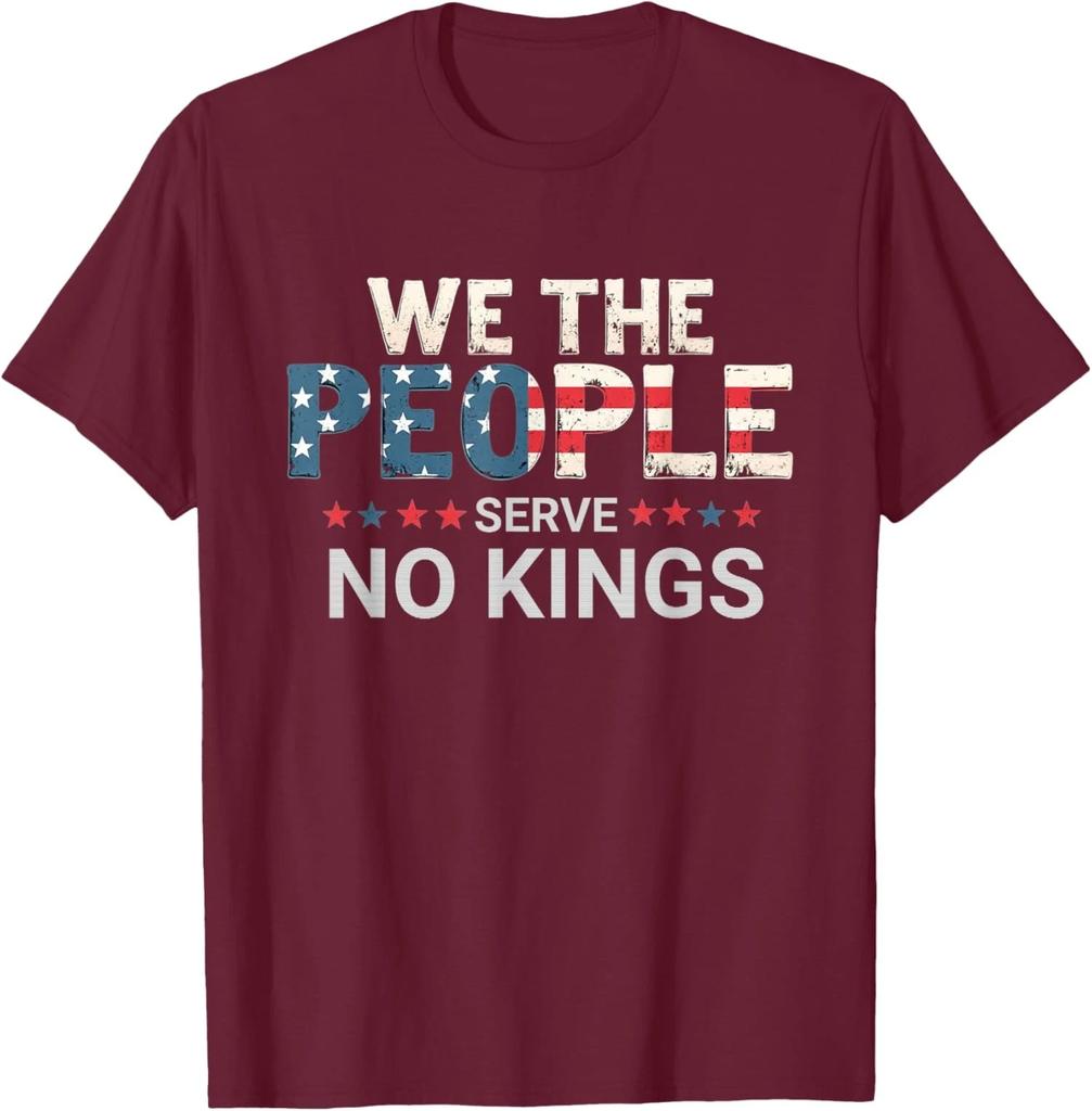 No Kings In America, Democracy, We The People Funny Unisex T-Shirt