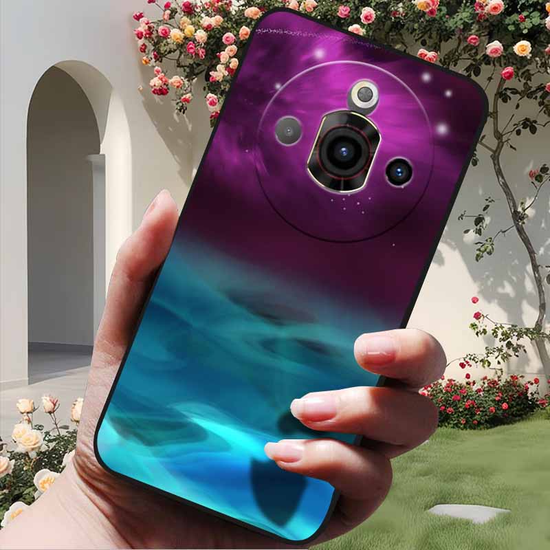 Для ZTE Nubia Focus Pro 5G Чехол Роскошный Принт ТПУ Силикон Матовый Чехол для Телефона Для Nubia Focus Pro Задняя Крышка Защитный Чехол Корпус