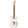 Squier by Fender Affinity Series™ Telecaster Electric Guitar, Laurel Fingerboard, White Pickguard, Olympic White with Soft Case