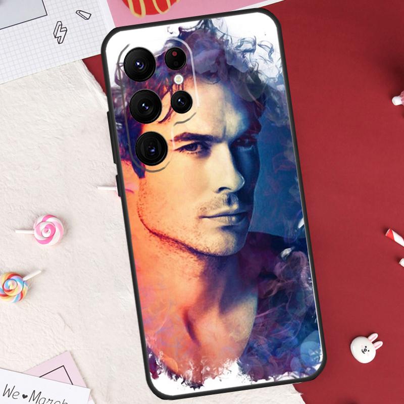 Коллаж Damon Salvatore Чехол для Samsung Galaxy S21 S22 S23 S24 S25 S26 Ultra S10 S25 Plus S25 FE S20 FE Защитный корпус
