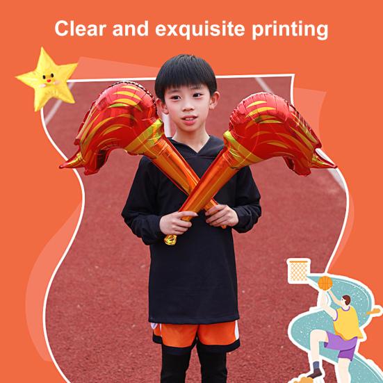 10/20/30 шт. надувной факел оптом, поддельные факелы, украшения, спортивные игры, реквизит, беспламенный воздушный шар, палка для вечеринок, спортивных соревнований, мероприятий, принадлежностей