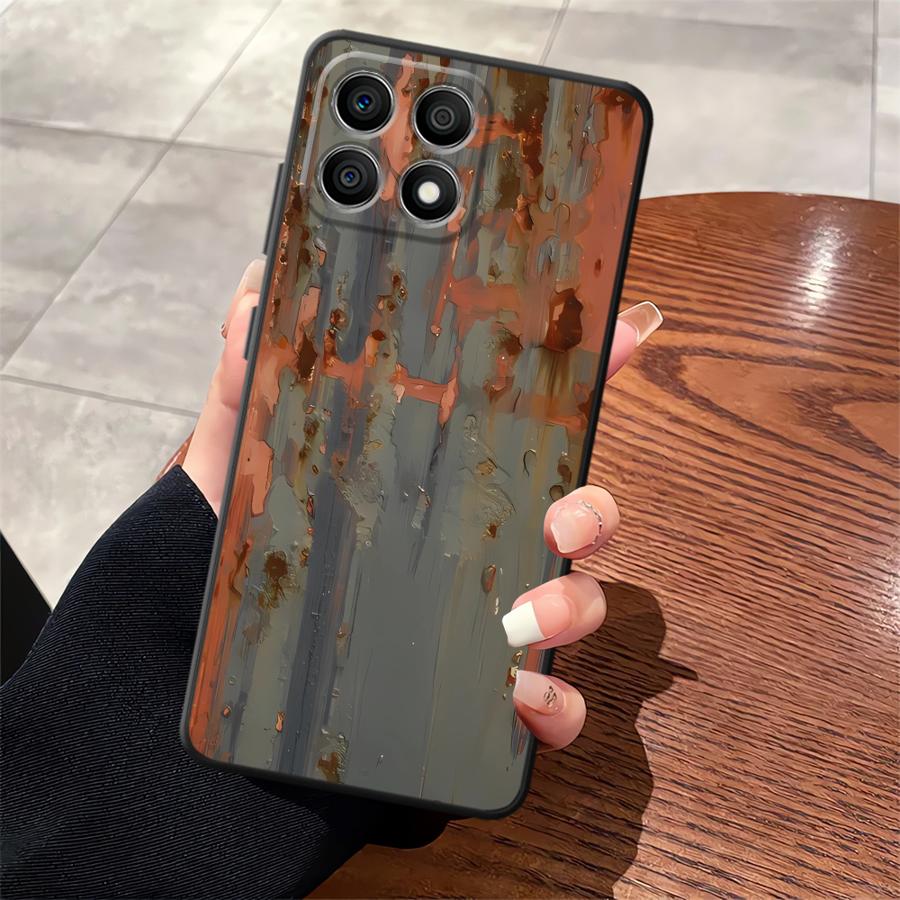Чехол для Honor X9c X7a X9a 70 8X 90 Lite X9 X8 Funda Чехол для телефона Ржавые пятна в стиле ретро