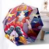 1pc Outdoor Umbrella with Cute Anime Characters - Automatic Opening/Closing, Portable 3-Fold Design, 8-Rib Iron Frame - Perfect Gift for Fans, Tr