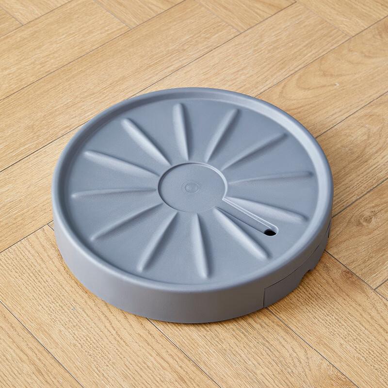 MOJY Round Plastic Mobile Plant Pot Stand