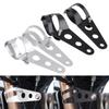 Universal Motorcycle Headlight Mount Bracket Fork Ear Chopper Headlamp Holder Clamp Adjustable Motor Fork Mount 27-36mm 38-48mm