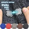 NEW 1pairs Invisible Magnetic Snap Button Clothes Round Plastic Magnetic Concealed Button Coat Cardigan Button Snap Button Accessory