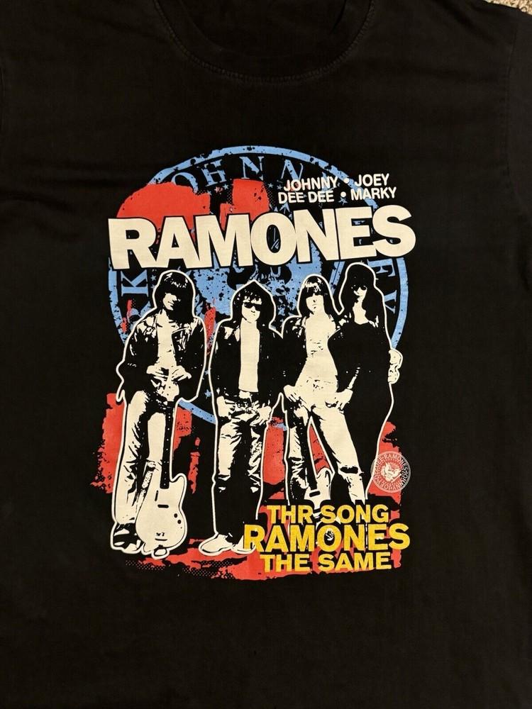Футболка группы RAMONES Хлопок Унисекс Короткий рукав Размер S-5XL VN2222 Унисекс Футболка