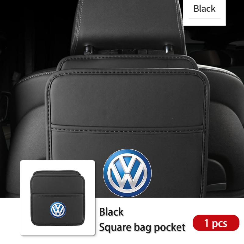 Portable Car Foldable Trash Can Hanging Stuff Storage Case For Volkswagen VW GTI Tiguan Passat B5 B6 B7 CC Jetta MK5 MK6 Polo