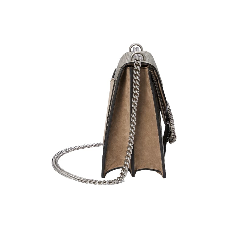 GUCCI Dionysus Canvas With Leather Shoulder Bag, Crossbody Bag Women's 403348-KHNRN-8642