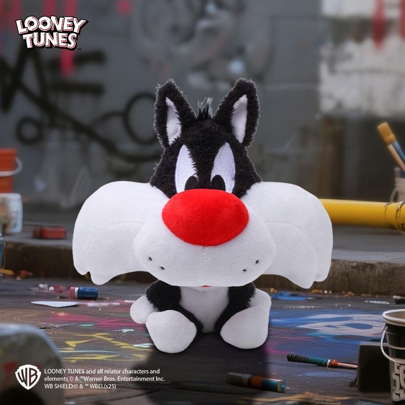 Новая большая плюшевая игрушка Looney Tunes 20 см Багз Банни Мультяшное набивное животное Мягкая кукла Подарок на день рождения для детей