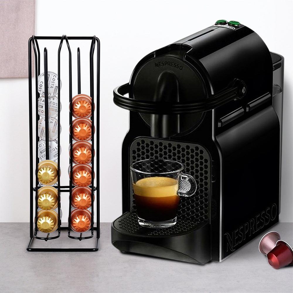 Подставка для кофейных капсул Nespresso, металлическая, черная, 30 см