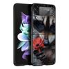 Жесткий чехол-накладка Mapache для Samsung Galaxy Z Flip 7 6 5 4 Черный чехол для Galaxy Z Flip 3 Складной корпус Fundas Capas Coque