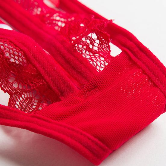 Beautiful Mesh Thong Visible Matching Color Skin-friendly