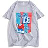Футболка Abolish Ice America Летняя с коротким рукавом Хлопковая с круглым вырезом Унисекс Футболки Повседневные Свободные Футболки с графическим принтом