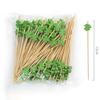 & Bar Party Decoration Cocktail Decoration Bamboo Stick Art Flower Stick Fruit Stick Toothpick