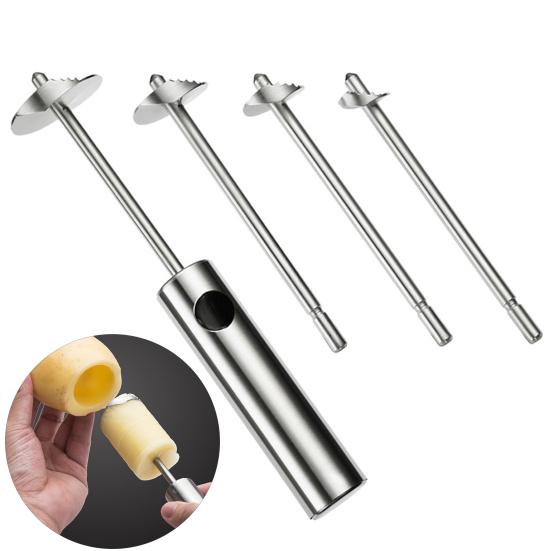 1 комплект, резак для удаления сердцевины из нержавеющей стали 304, острое лезвие, противоскользящая ручка, цукини, картофель, морковь, груша, инструмент для удаления сердцевины, кухонные принадлежности