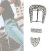 Engraved Pattern Belt Buckles Durability Belt Buckles Western Belt Buckles for Trendsetters and Personality Accessories