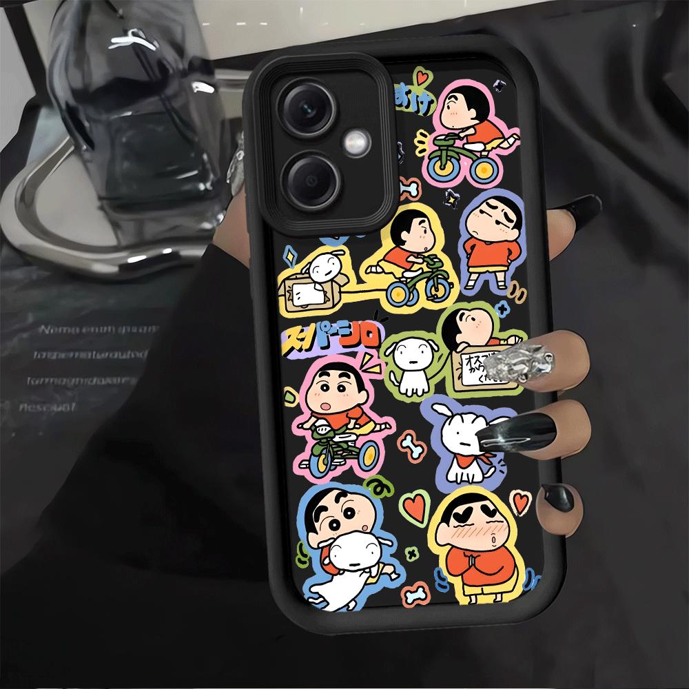 Phone Cover Case for Xiaomi Redmi Note 14 Pro Plus 10 A1 A2 A3 A4 11 11s 13C Note 13 12s 12 14C 12C Colorful Crayon Shin Chan