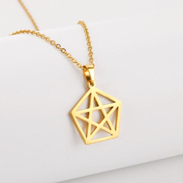 Ожерелье с подвеской в ​​виде звезды Давида для женщин, религиозная менора, Израиль, Ханука, еврейские украшения из нержавеющей стали, рождественские подарки
