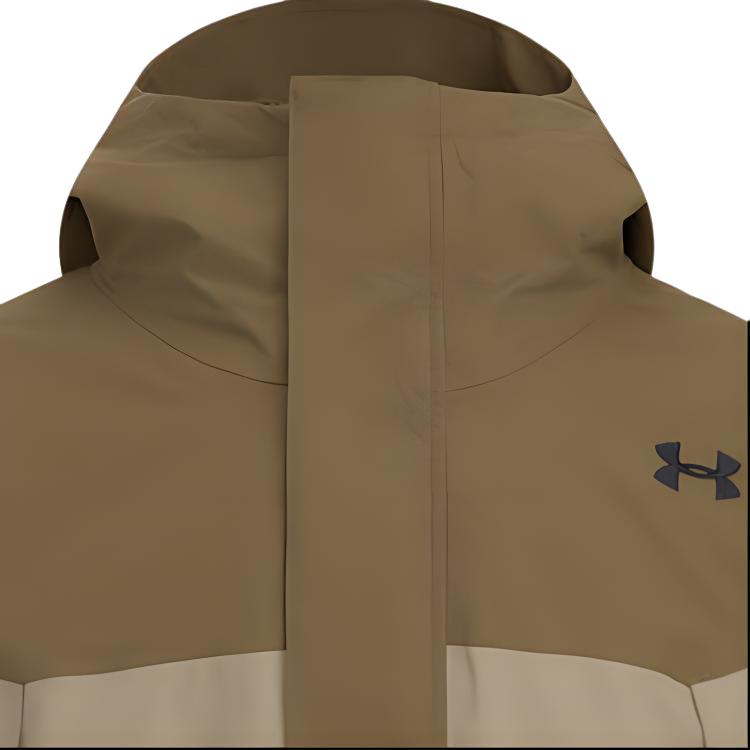 Under Armour Теплая удобная свободная куртка с капюшоном, мужская куртка цвета койот-коричневый 6001977-498