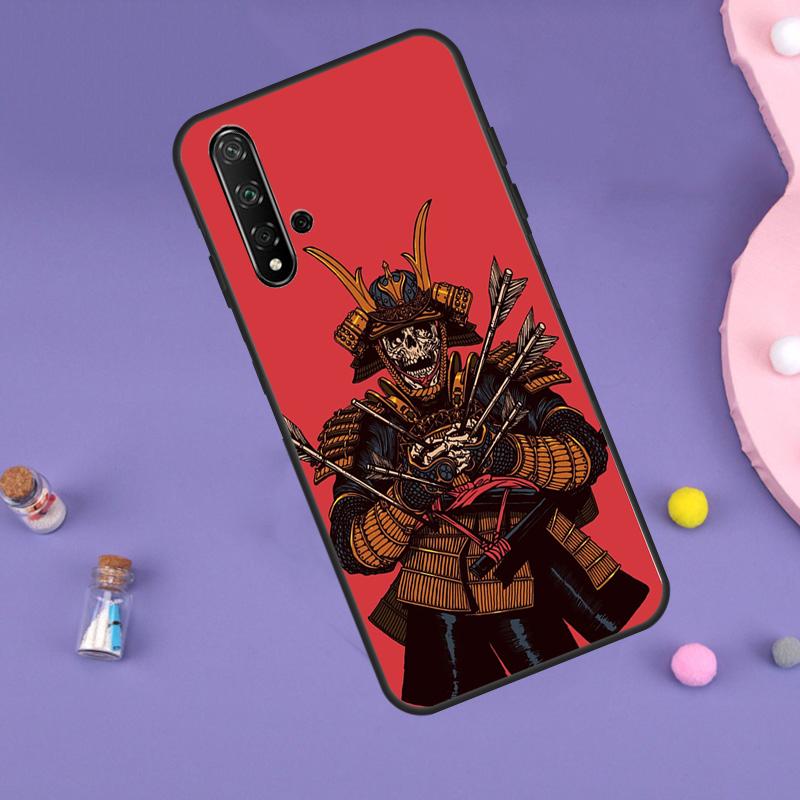 Японский Воин Самурай Для Huawei Nova 7i 8i 11i 12i 12s 9 10 SE Y60 Y61 Y70 Y72 Y73 Y90 Y91 P20 P40 P30 Lite Чехол