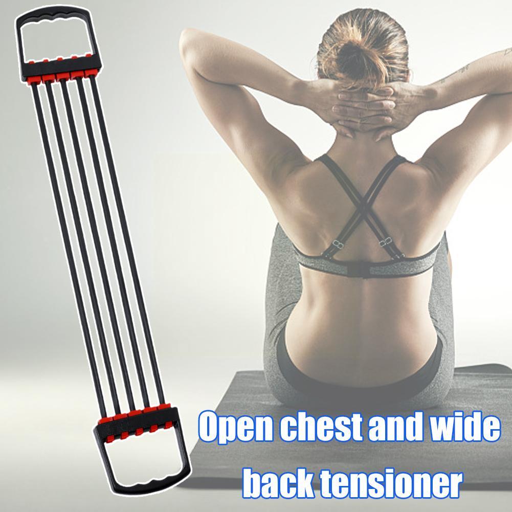 Многофункциональный Регулируемый Фитнес-тренажер Эластичная веревка Тренировка мышц Резиновые эластичные ленты Для спортивных упражнений R2k3