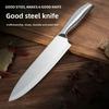 Stainless Steel Chef Knife All Purpose Sharp Blade For Slicing Chopping Fruits Vegetables Home Kitchen Professional Grade