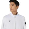 Training Wear Dry Stretch Knit Jacket 2031E986 Unisex Adults 100 2XL [ASICS] (Brilliant White)