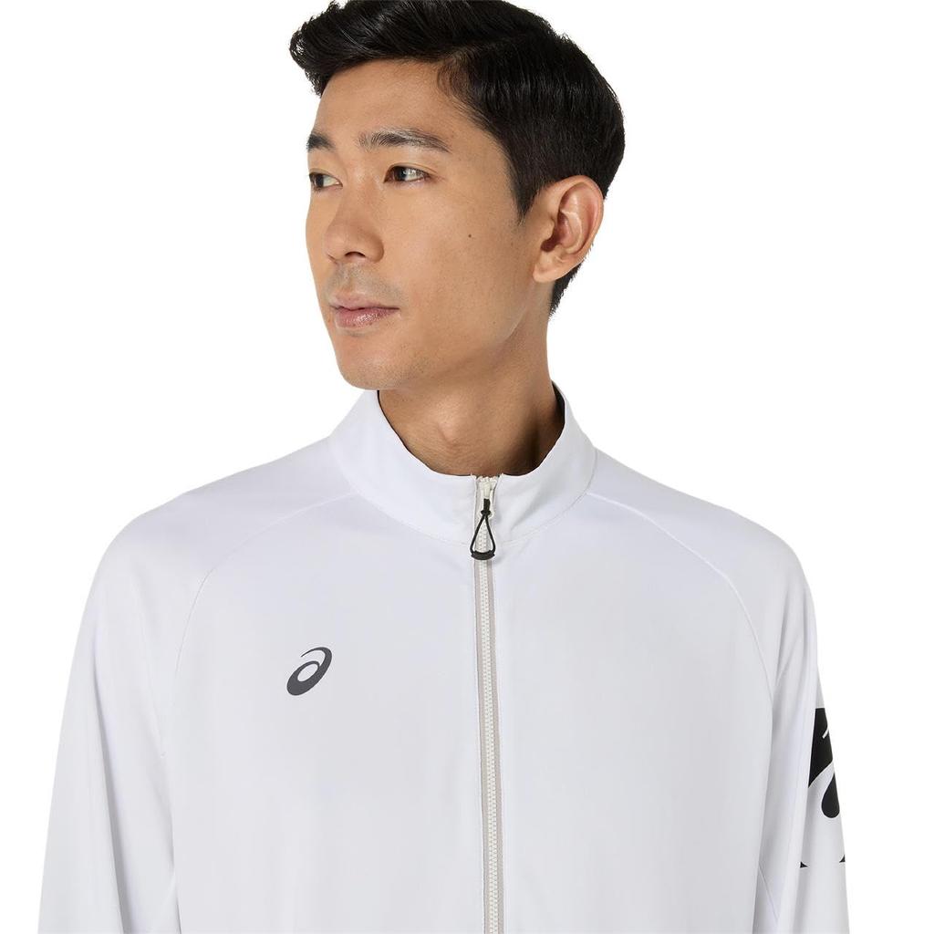 Training Wear Dry Stretch Knit Jacket 2031E986 Unisex Adults 100 2XL [ASICS] (Brilliant White)
