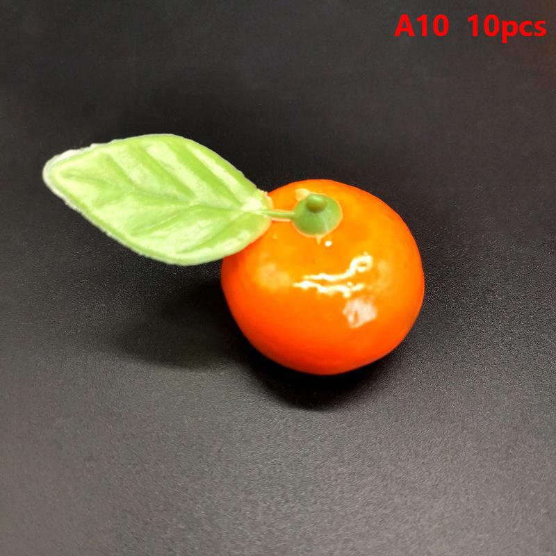 10/50 Pcs Realistic Fruit Orange Decor Artificial Oranges Model Simulation Fake Imitation Fruits Models Mini Vegetable