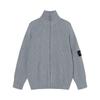 Men's Solid Color Zip-Up Long Sleeve Knitted Cardigan - Autumn/Winter