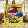 1 шт. Плед Super Wings для улицы, легкий, из фланели, мягкий и теплый, для использования в любое время года, для дивана, улицы, кемпинга, гостиной012
