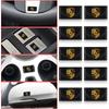 Car Steering Wheel Wheel Center Emblem Badge Sticker Decal Styling For 911 918 928 944 968 Boxster Carrera-GT Cayenne Macan Panamera
