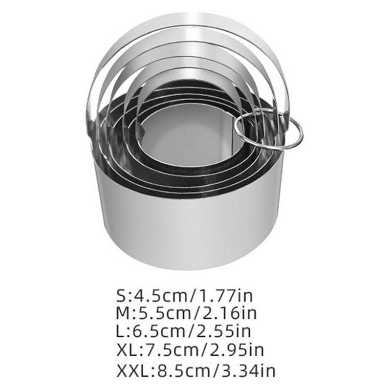 Круглая регулируемая форма для торта из нержавеющей стали, выдвижное кольцо для муссового торта, легко снимаемое кольцо для выпечки