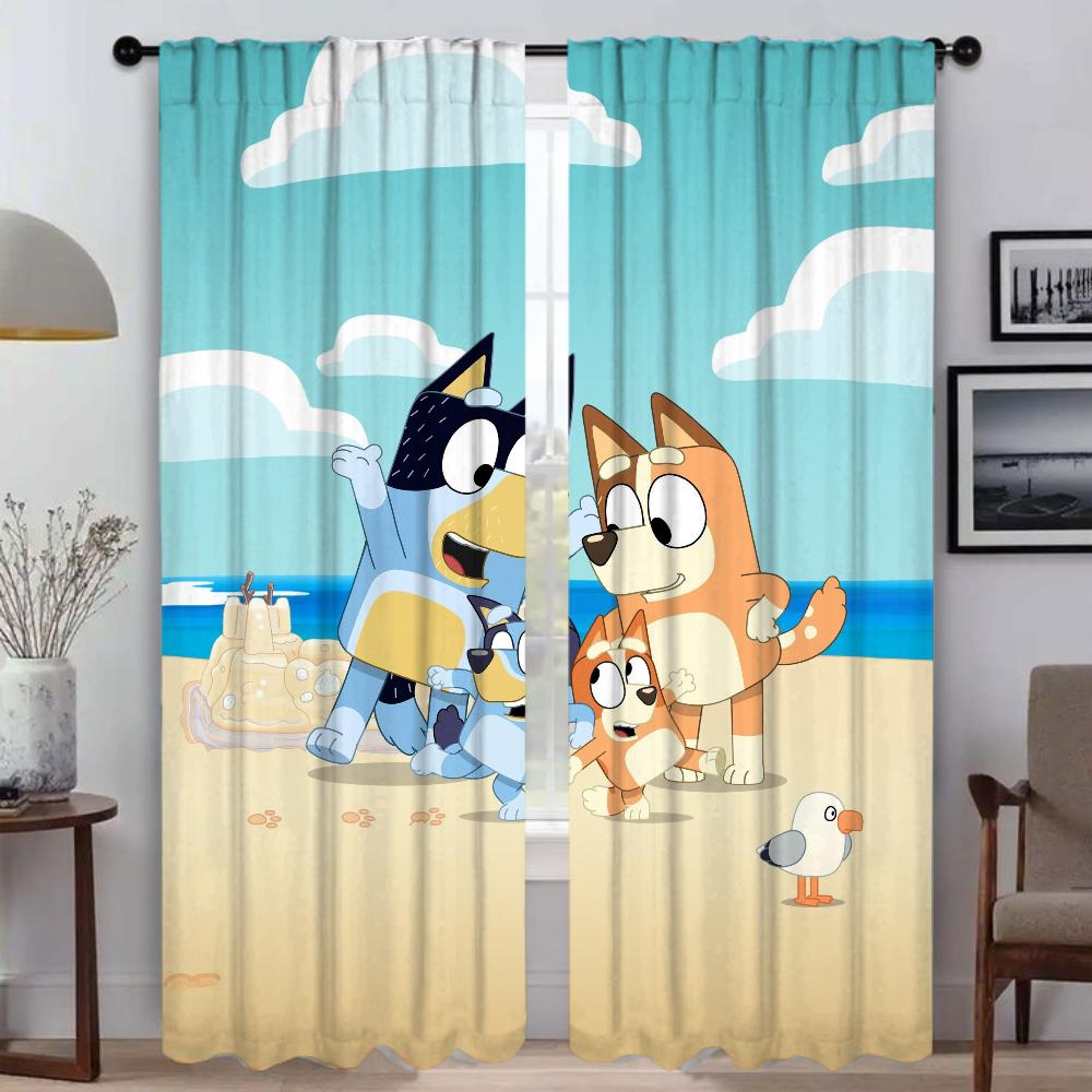 Оконная штора для комнаты 2 панели B-BlueyS Тюль для спальни Жалюзи Домашний интерьер Шторы Украшения на Хэллоуин Шторы Раздел