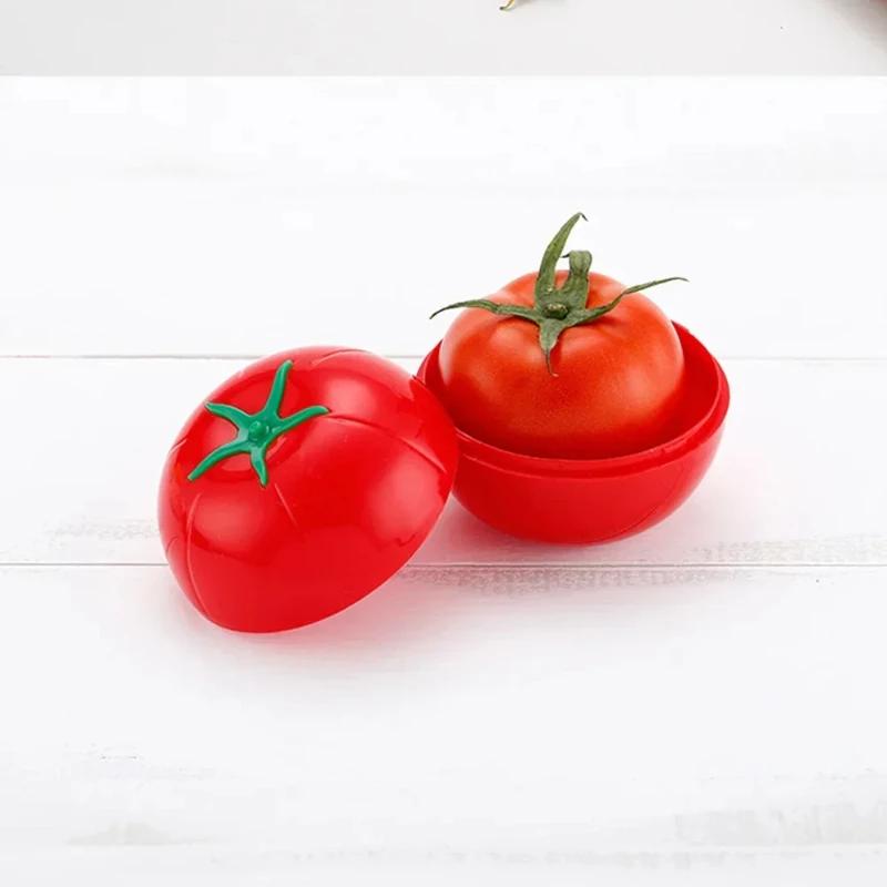 Контейнер для хранения продуктов Форма лука, зеленого перца, чеснока, лимона, фруктов Свежая коробка Пластиковые коробки для сохранения свежести овощей