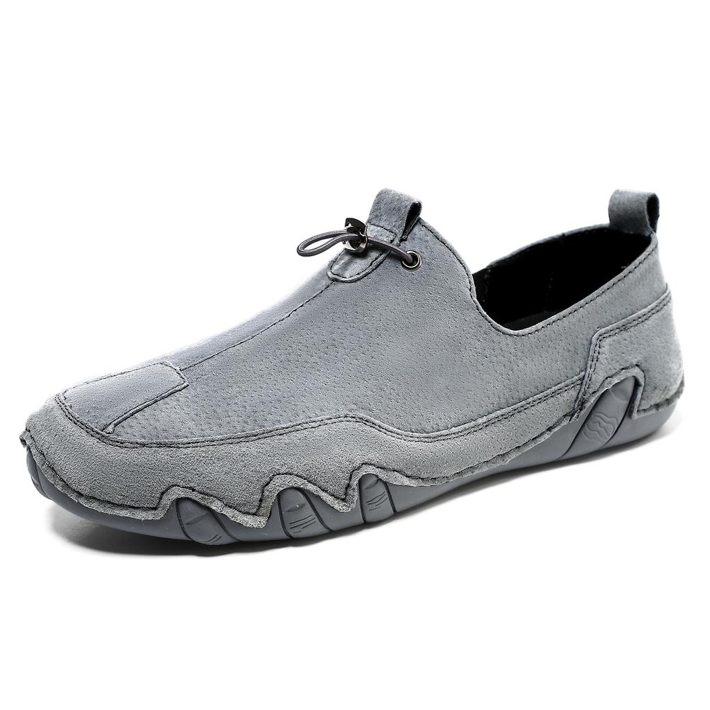 Octopus Independent Station Large Size Men's Shoes Leather Men's Trend Shoes Doudou Shoes Men's Lazy Shoes Low Top Casual Shoes