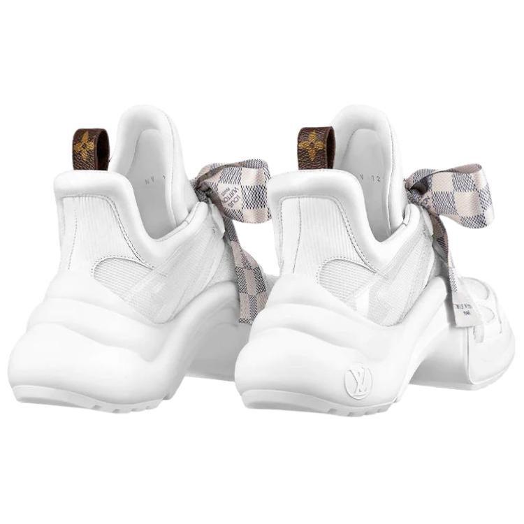 Louis Vuitton Кроссовки Archlight 1.0 'Белые С Клетчатой Лентой' Женские 1AACPW