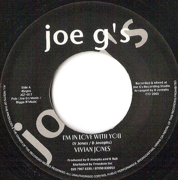 7-дюймовая пластинка VIVIAN JONES / AMBASSADOR (4) - Я влюблен в тебя / Спроси меня Quest JG7017 Joe G's 2005 UK Регги, Ска и Даб Б/У