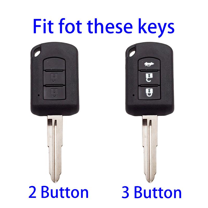 2/3 кнопки ТПУ автомобильный чехол для дистанционного ключа чехол-брелок для Mitsubishi Mirage Asx Lancer 10 EX Galant Outlander Colt Grandis