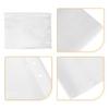 100 Pcs Race Bib Cover Number Holder Running Display Bibs Bag Clear For Storage Container Bags