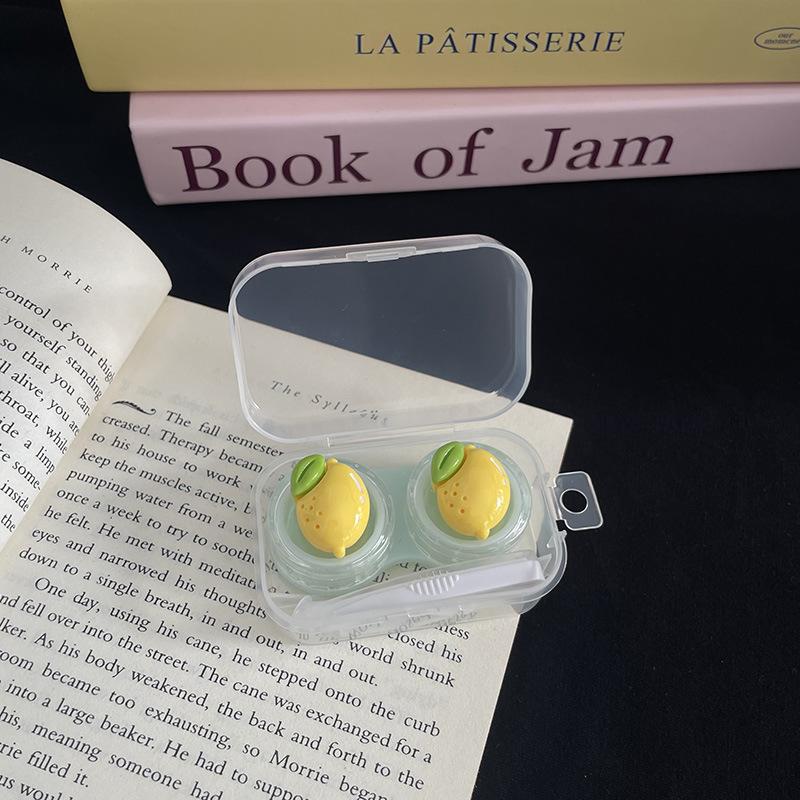 Чехол для контактных линз Новый чехол для контактных линз с пинцетом, набор присосок, портативный контейнер, коробка для контактных линз для женщин и мужчин