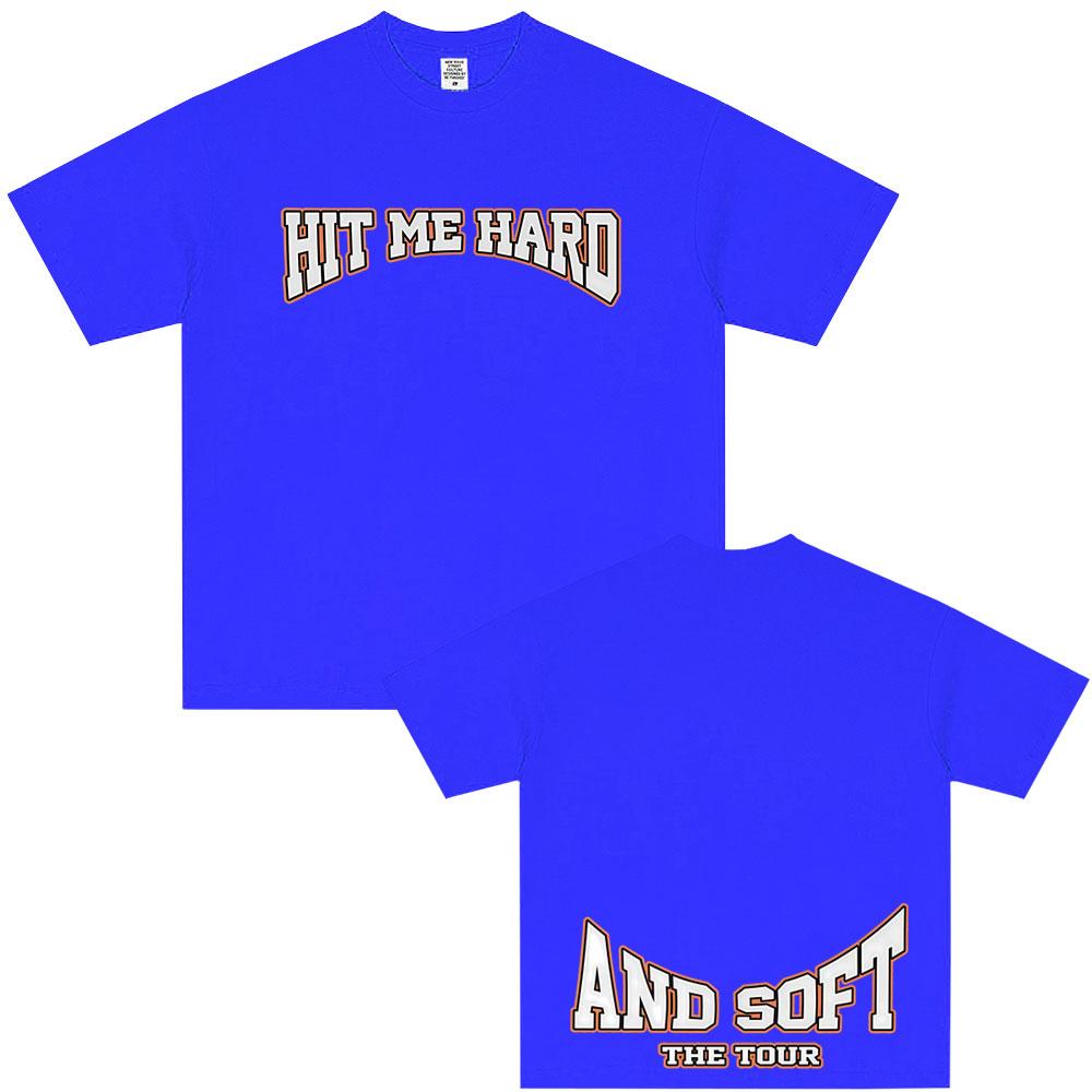 Hit Me Hard and Soft Tour 2025 Hot Sale Fan T Shirt Unisex Women Fashion Pop Music Tshirts Casual Oversized Short Sleeve Tshirt