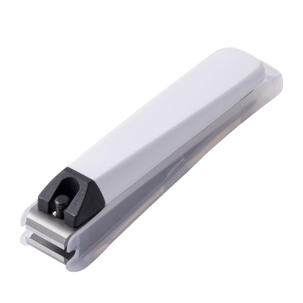 KAI Nail Clippers Type001 M ST White Straight Blade Made in Japan KE0116